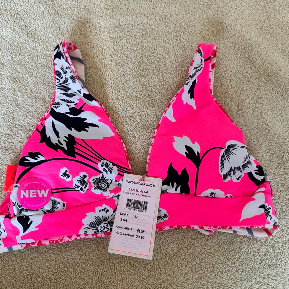 Maaji Pink and Black Bikini